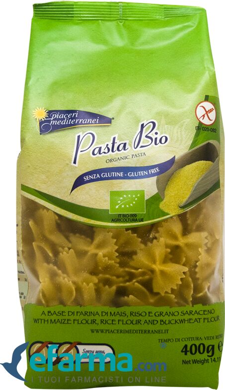 Piaceri Meditteranei Piaceri Mediterranei Pasta Bio Farfalle Senza Glutine 400 g