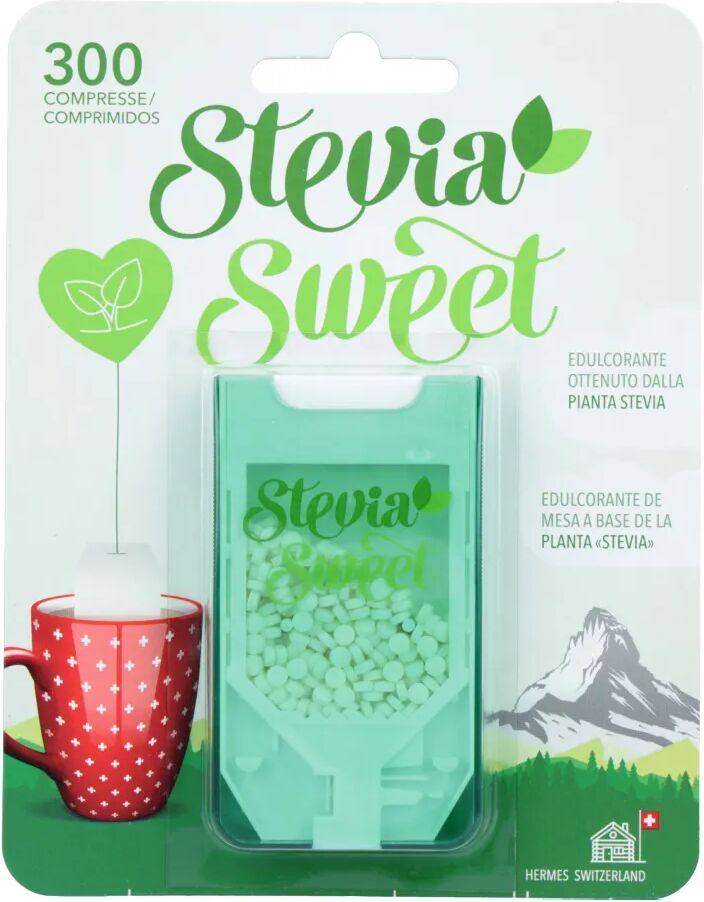 Hermesetas Stevia Sweet Dolcificante Acalorico 300 Compresse