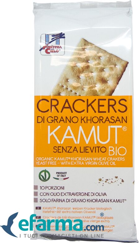 OXXIGENA La Finestra sul Cielo Crackers di Kamut Senza Lievito Bio 290 g