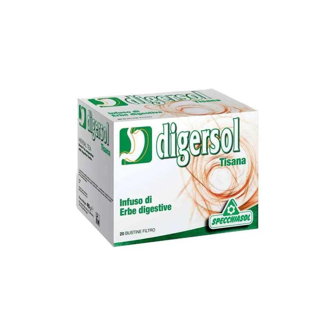 Specchiasol Tisana Digersol Digestiva 20 filtri