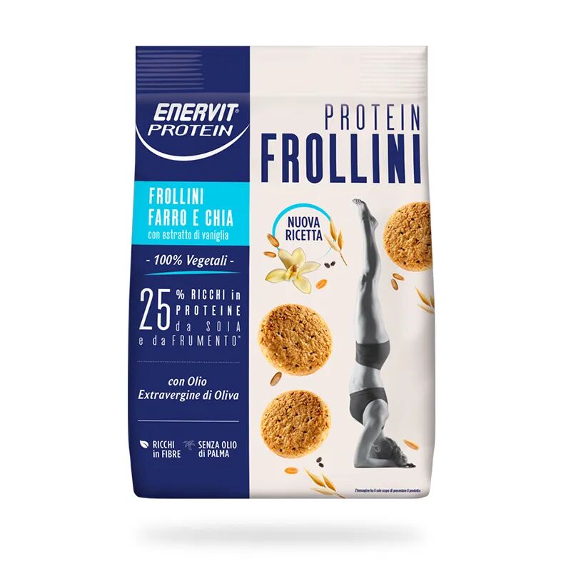Enervit Protein Frollini Farro & Chia con 25% Di Proteine 200 g