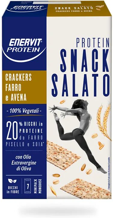 Enervit Protein Crackers Farro e Avena Salati 7 Minipack