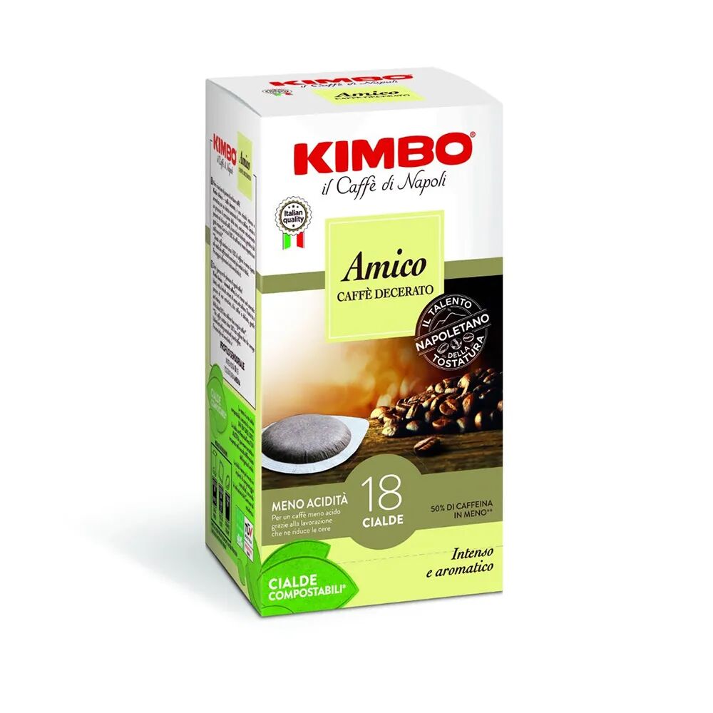Kimbo Amico Caffè Decerato 18 Cialde Compostabili da 7g