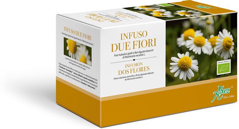 Aboca Infuso Due Fiori Tisana Camomilla Rilassante 20 Bustine