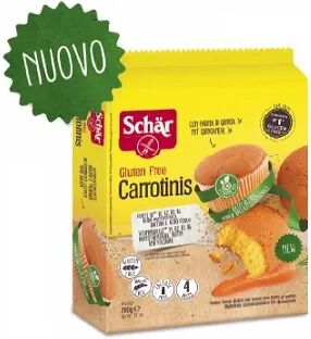 Schar Carrotinis Merendine Senza Glutine 4x50 g