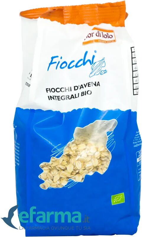 OXXIGENA Fior Di Loto Fiocchi di Avena Integrali Biologici 500 g