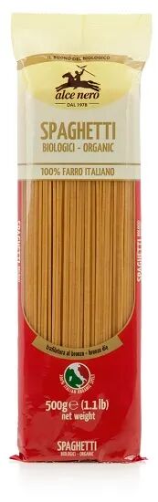Alce Nero Spaghetti 100% Farro Italiano Biologici 500 g