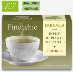 Erbamea FINOCCHIO 20 bustine filtro da agricoltura Biologica