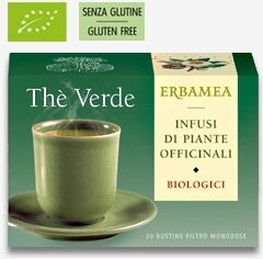 Erbamea THE' VERDE 20 bustine filtro da agricoltura Biologico