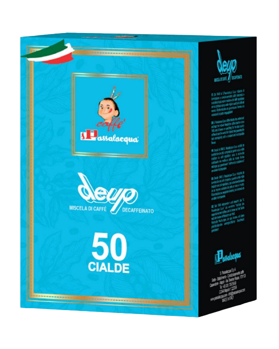 Passalacqua Caffè  Deup - Decaffeinato - Box 50 Cialde Ese44 Da 7.3g