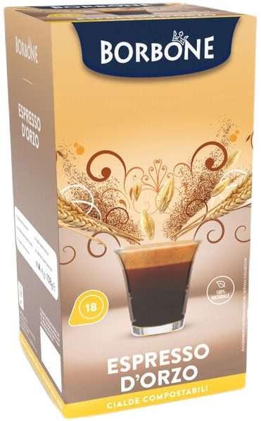 Caffè Borbone Espresso D'Orzo  - Box 18 Cialde Ese44 Da 6g