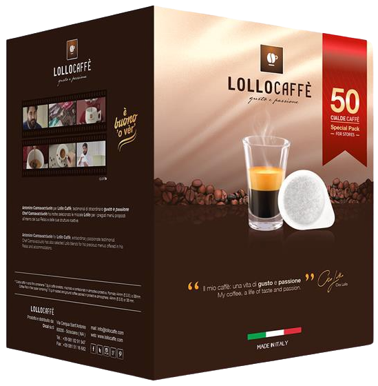 Lollo Caffè - Miscela Classica - Box 50 Cialde Ese44 Da 7.5g