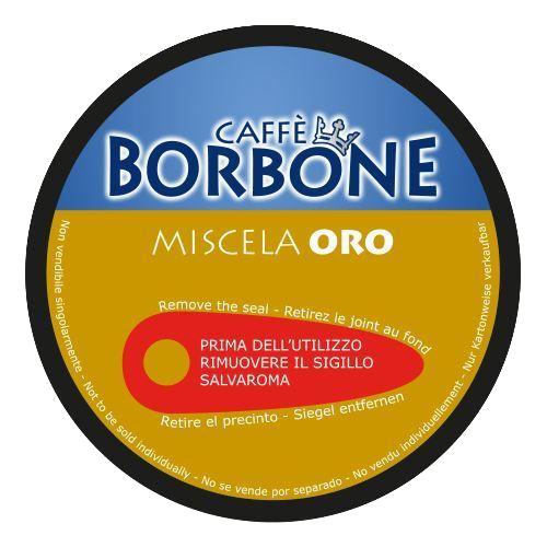 Caffè Borbone Dolce Re - Miscela Oro - Box 90 Capsule Compatibili Dolce Gusto Da 7g
