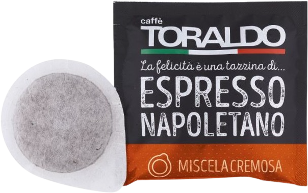 Caffè Toraldo - Miscela Cremosa - Box 50 Cialde Ese44 Da 7.2g