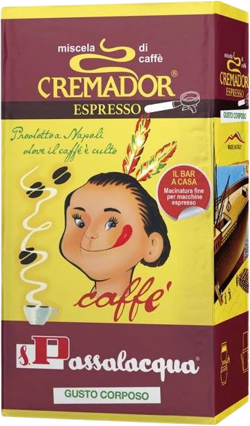 Passalacqua Caffè  Cremador - Gusto Corposo - Pacchetto 250g Macinato Per Macchine Espresso Bar