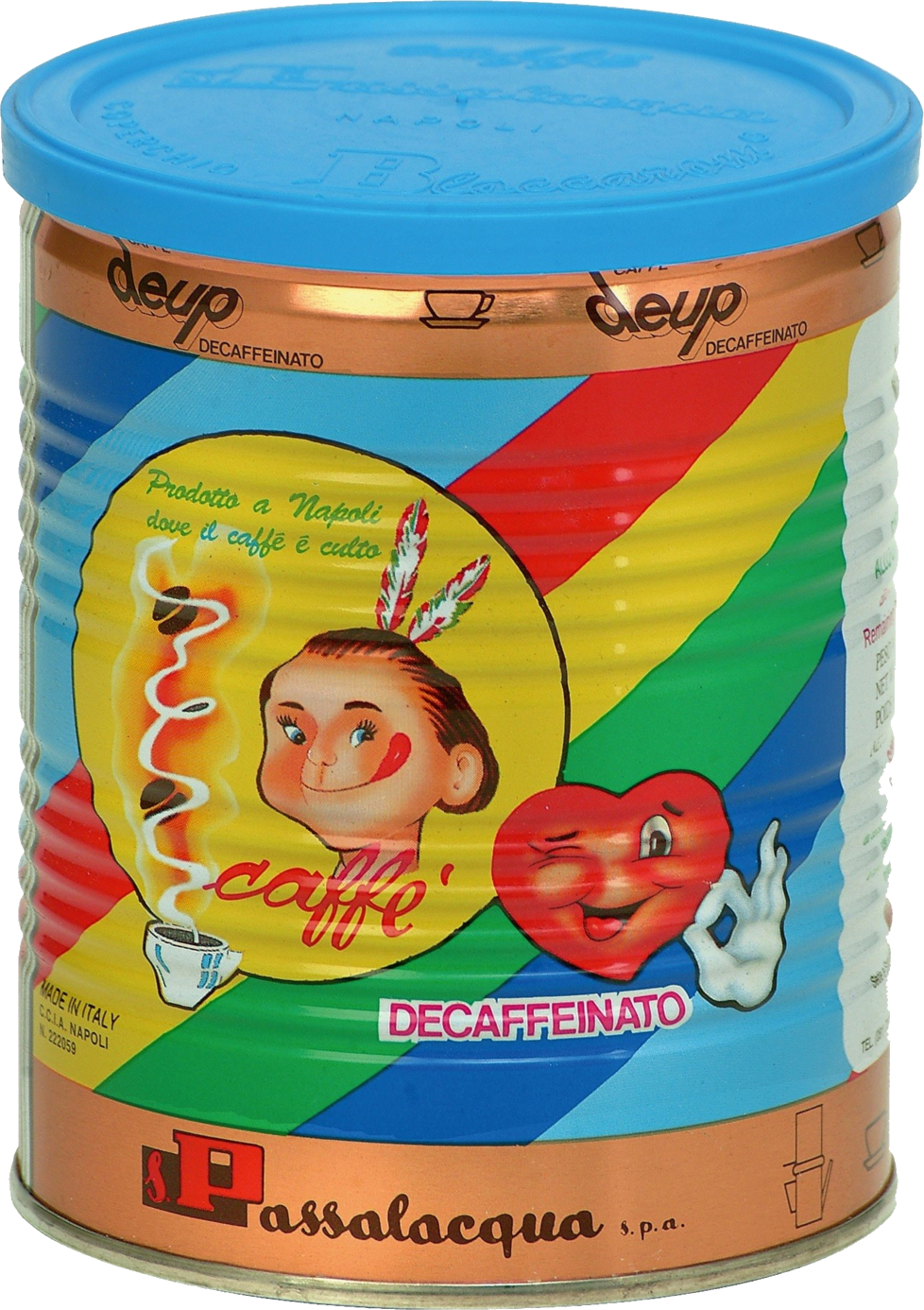 Passalacqua Caffè  Deup - Decaffeinato - Lattina 250g Macinato