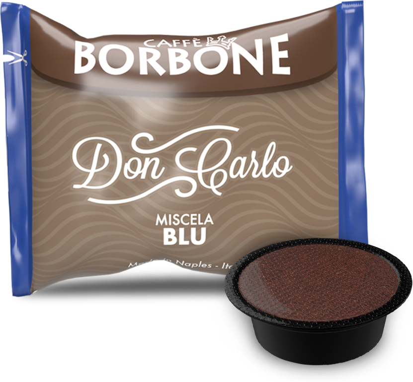 Caffè Borbone Don Carlo - Miscela Blu - Box 100 Capsule Compatibili A Modo Mio Da 7.2g