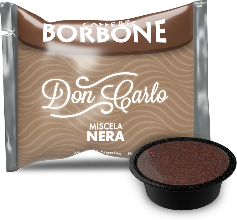 Caffè Borbone Don Carlo - Miscela Nera - Box 50 Capsule Compatibili A Modo Mio Da 7.2g