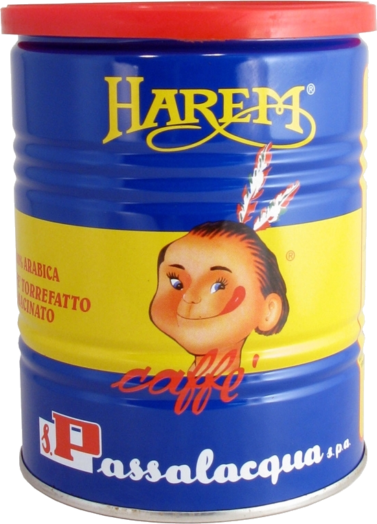 Passalacqua Caffè  Harem - Gusto Unico - 100% Arabica - Lattina 250g Macinato