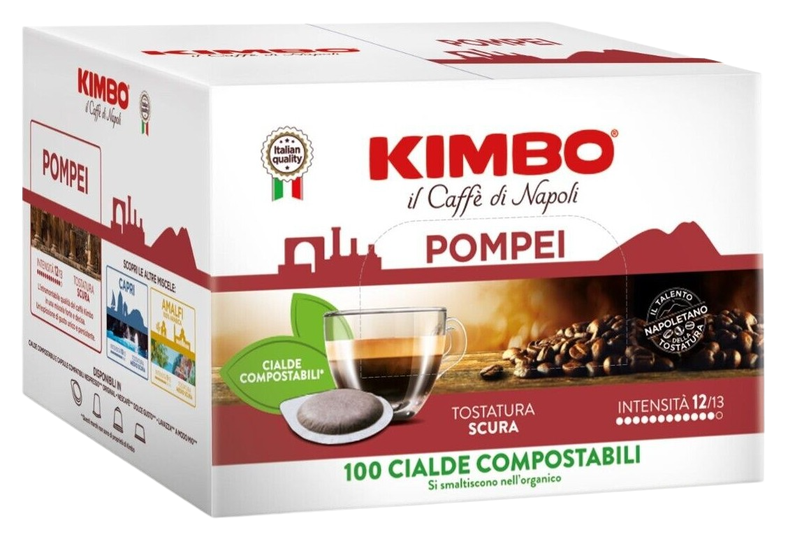 Kimbo Caffè  Pompei - Box 100 Cialde Ese44 Da 7.3g
