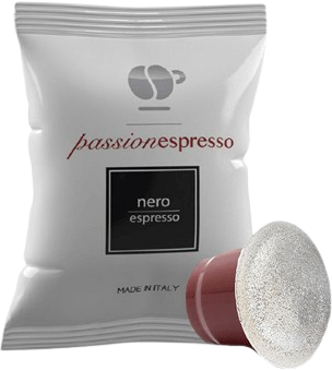 Lollo Caffè - Passionespresso Nero - Box 100 Capsule Compatibili Nespresso Da 5.5g