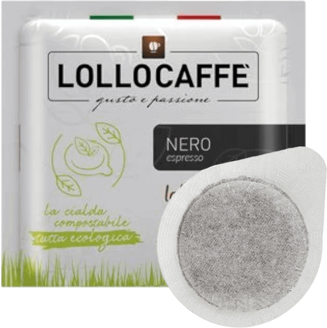 Lollo Caffè - Miscela Nera - Box 150 Cialde Ese44 Da 7.5g