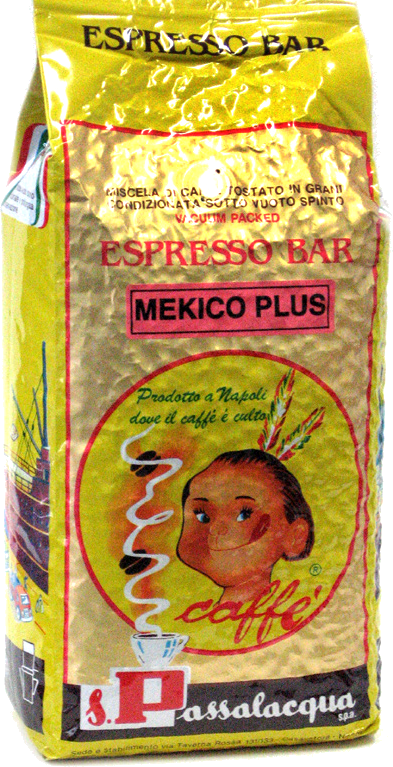 Passalacqua Caffè  Mexico Plus - Espresso Bar - Pacco 1kg In Grani