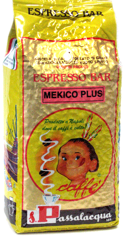 Passalacqua Caffè  Mexico Plus - Espresso Bar - Pacco 3kg In Grani