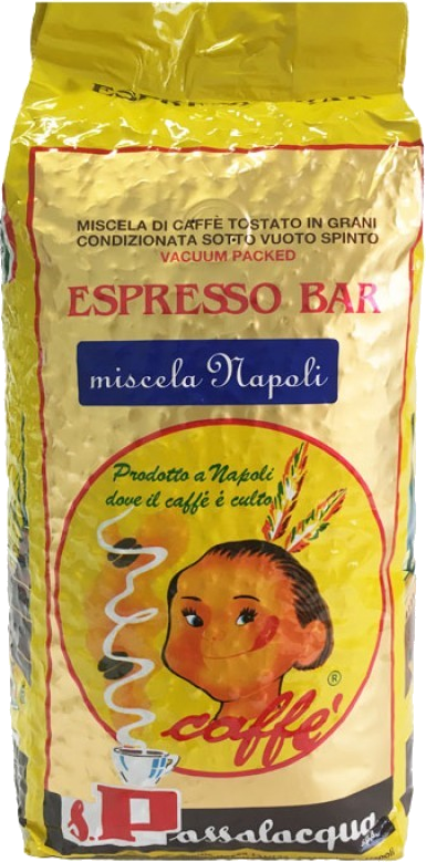 Passalacqua Caffè  Miscela Napoli Gran Caffè - Espresso Bar - Pacco 1kg In Grani