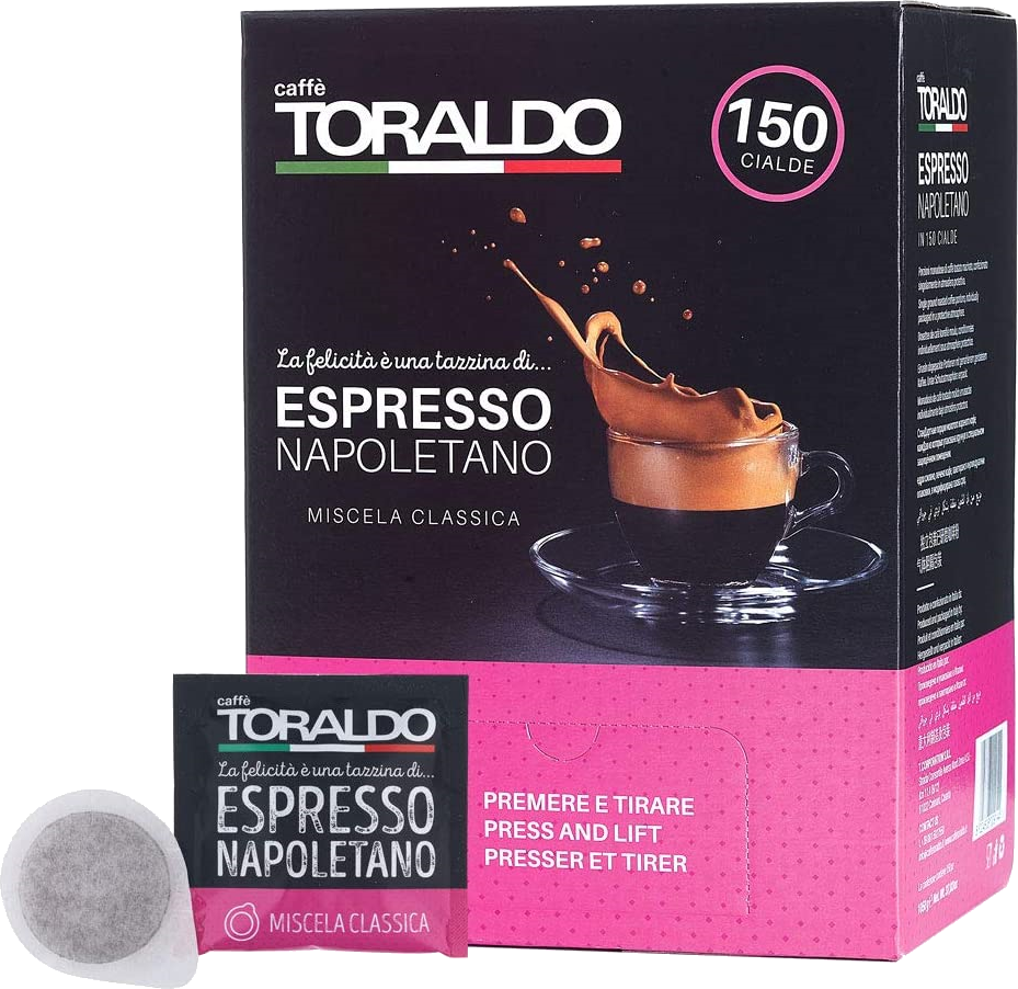 Caffè Toraldo - Miscela Classica - Box 150 Cialde Ese44 Da 7.2g