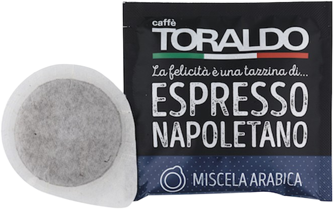 Caffè Toraldo - Miscela Arabica - Box 50 Cialde Ese44 Da 7.2g