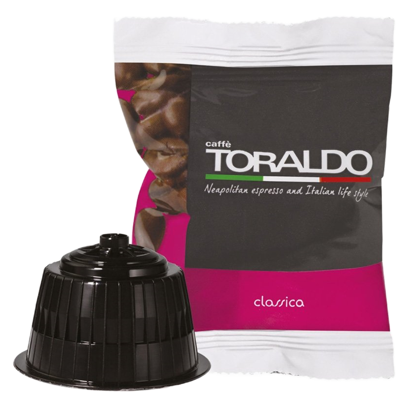 Caffè Toraldo - Classica - Box 100 Capsule Compatibili Dolce Gusto Da 7.5g
