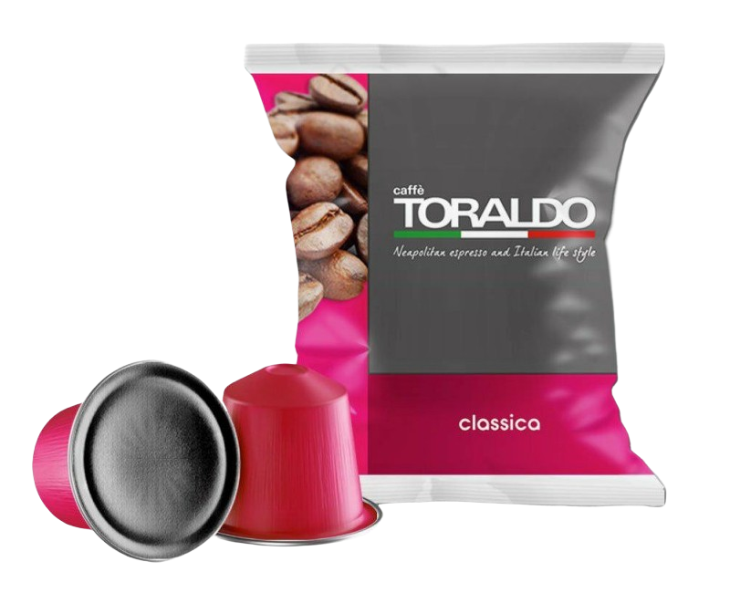 Caffè Toraldo - Classica - Box 100 Capsule Compatibili Nespresso Da 5.5g