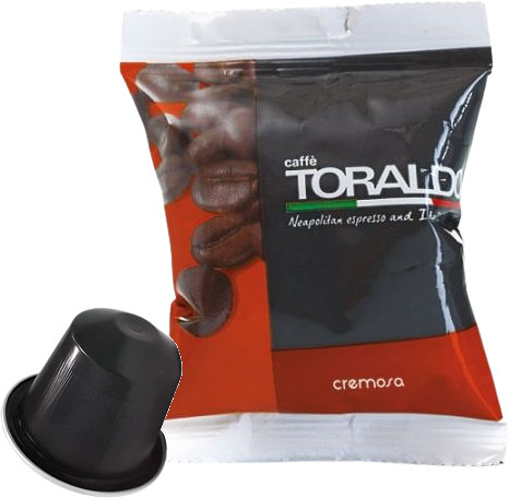 Caffè Toraldo - Cremosa - Box 100 Capsule Compatibili Nespresso Da 5.5g