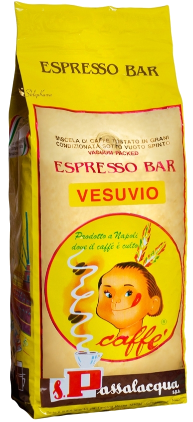 Passalacqua Caffè  Vesuvio - Espresso Bar - Pacco 1kg In Grani