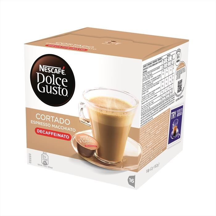 NESCAFE' DOLCE GUSTO Cortado Espresso Macchiato Decaffeinato