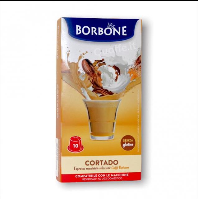 CAFFE BORBONE Espresso Cortado Nespresso 10 Caps-multicolore