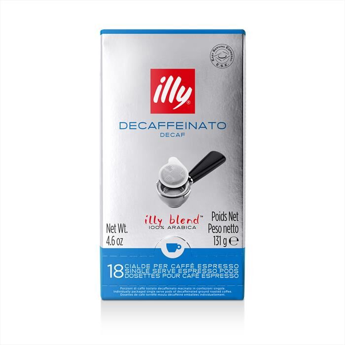 ILLY 18 Cialde Caffè Monodose E.s.e. Decaffeinato