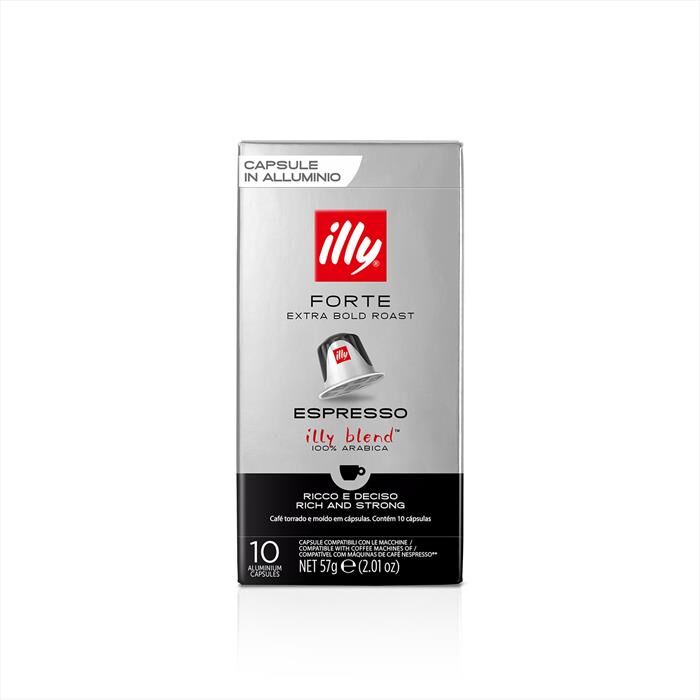 ILLY 10 Capsule Compatibili Nespresso Forte