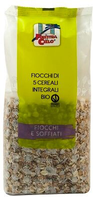 LA FINESTRA SUL CIELO Fiocchi 5 cereali bio 500g