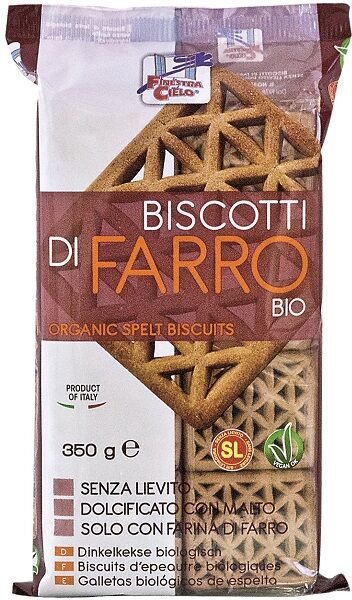 LA FINESTRA SUL CIELO Fsc bisc.farro s/liev.350g