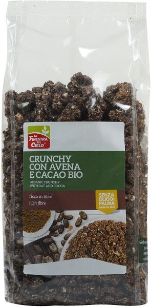 LA FINESTRA SUL CIELO Crunchy c/avena/cacao bio 375g