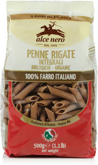 ALCE NERO Penne 100% farro integrale bio