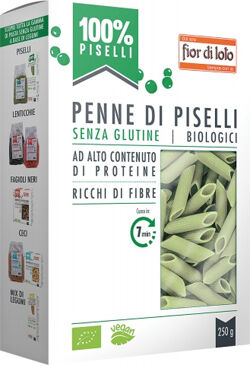 BIOTOBIO Penne piselli verdi senza glutine 250 g