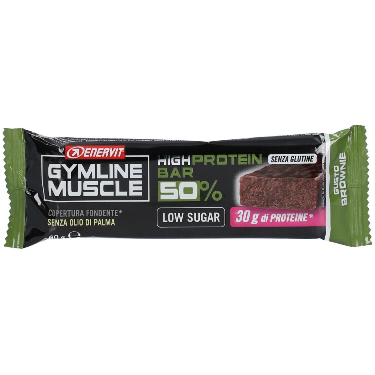 Enervit High Protein Bar 50% Barretta Proteica Brownie 60 g