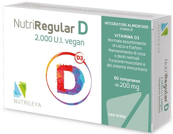 NUTRILEYA Nutriregular d 2000ui vegan 60 compresse