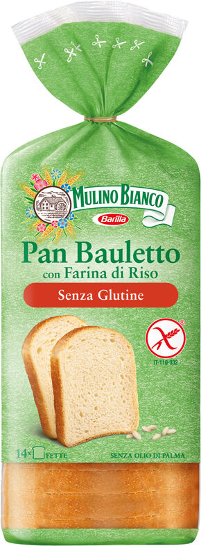 mulino bianco pane bauletto con farina di riso 300 g