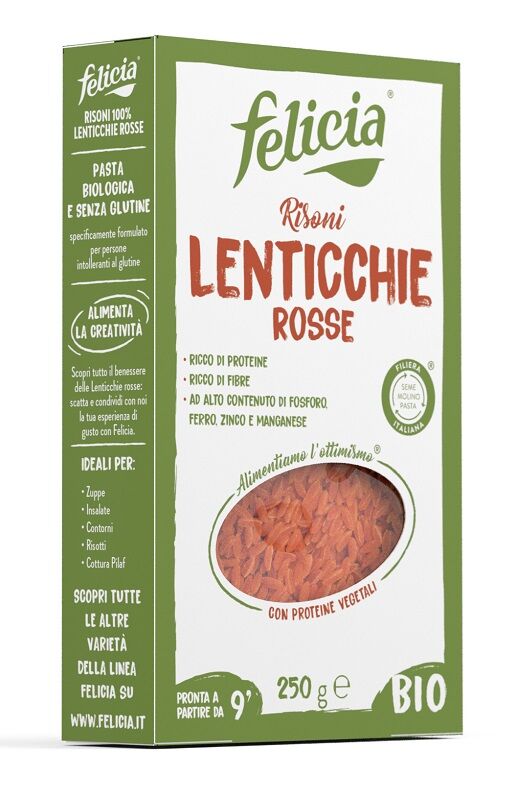 BIO + risoni lenticchie rosse 250 g