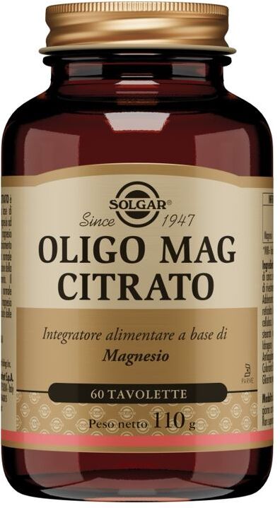 SOLGAR Oligo mag citrato 60 tavolette