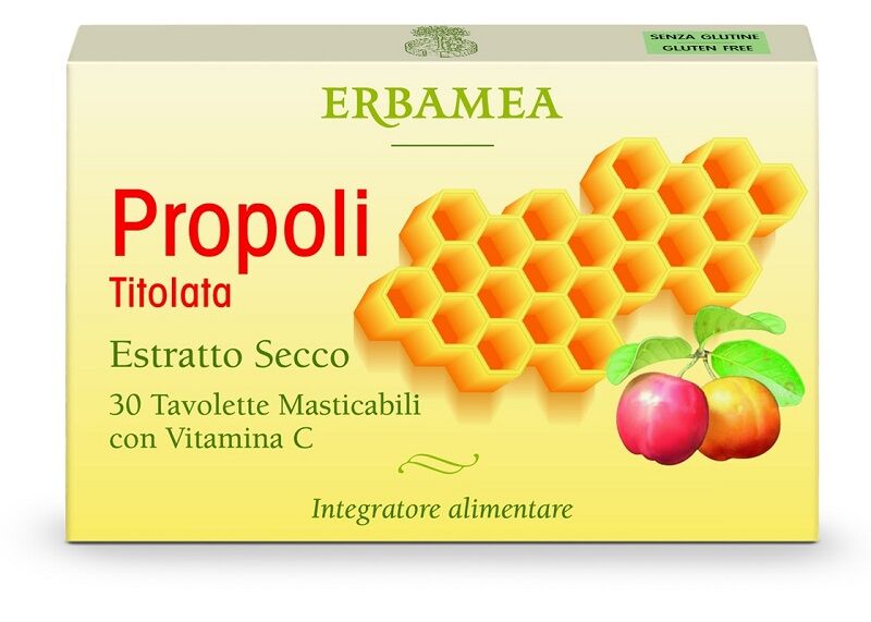 ERBAMEA Propoli titolata 30 tavolette masticabili